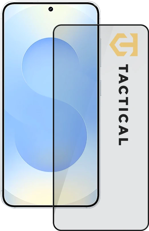 Tactical Apsauginis stiklas Shield 5D skirtas Samsung Galaxy S26+ Juodas
