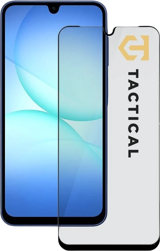 Tactical Apsauginis stiklas Shield 5D skirtas Samsung Galaxy A17 4G/5G juodos spalvos