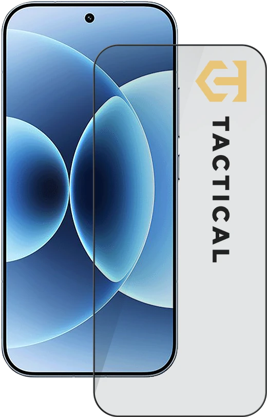 Tactical Apsauginis stiklas Shield 5D skirtas Xiaomi 17 juodos spalvos