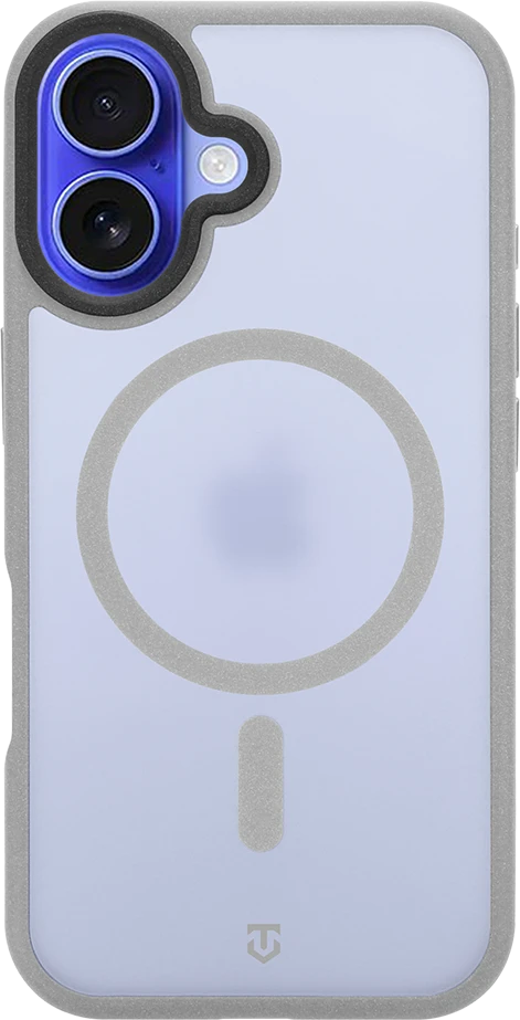 Dėklas Tactical MagForce Hypersand dangtelis, skirtas Apple iPhone 16, šviesiai pilkas