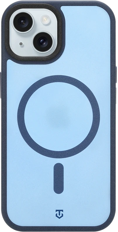 Dėklas Tactical MagForce Hypersand dangtelis Apple iPhone 15 tamsiai mėlyna