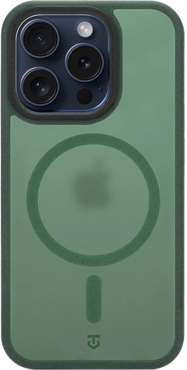 Dėklas Tactical MagForce Hypersand Cover for Apple iPhone 15 Pro Forest Žalias