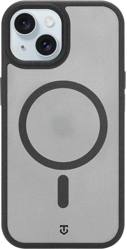 Dėklas Tactical MagForce Hypersand dangtelis Apple iPhone 15, asfalto spalvos