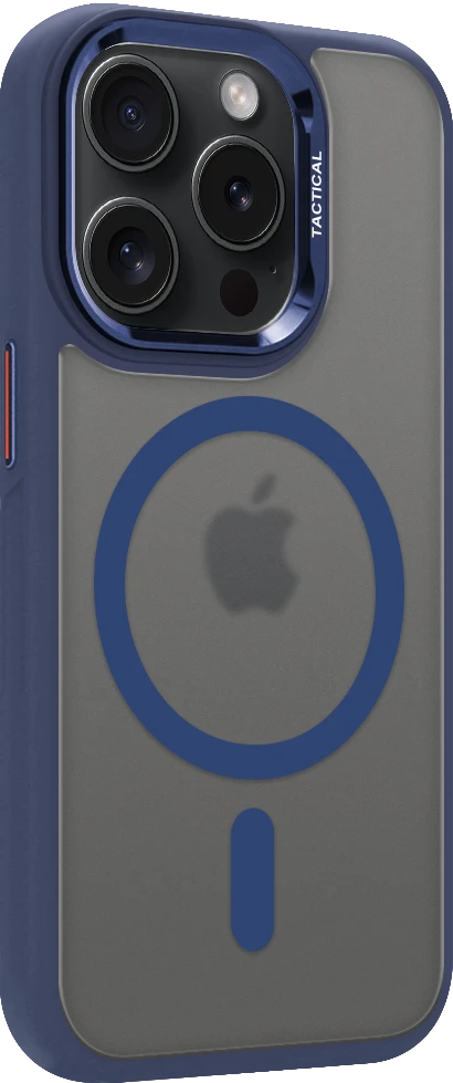 Dėklas Tactical MagForce Hyperstealth 3.0 dangtelis Apple iPhone 15 Pro tamsiai mėlynas