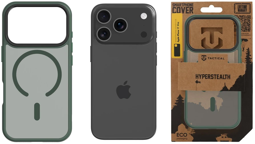 Tactical MagForce Hyperstealth dėklas skirtas Apple iPhone 17 Pro Forest Žalias