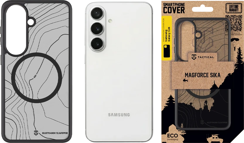 Tactical MagForce Hyperstealth Sika dėklas skirtas Samsung Galaxy S26 Asphalt