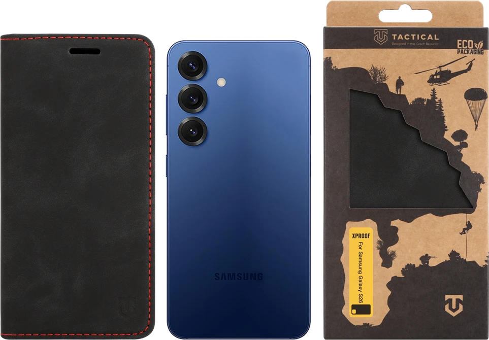 Tactical Xproof dėklas skirtas Samsung Galaxy S26 juodos spalvos Hawk