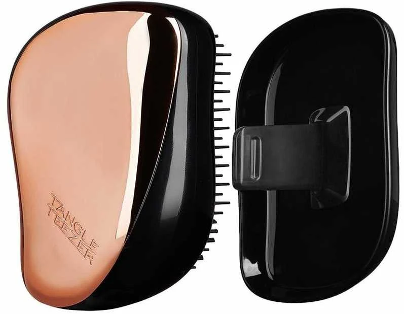 Tangle Teezer Plaukų šukos Compact Styler Classic Gold Juodas