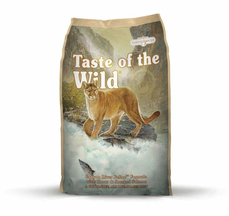 Taste of the Wild Cat Canyon River sausas maistas katėms 2kg