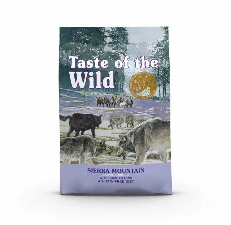 Taste of the Wild Laukinio šuns Siera kalno skonis 12,2kg
