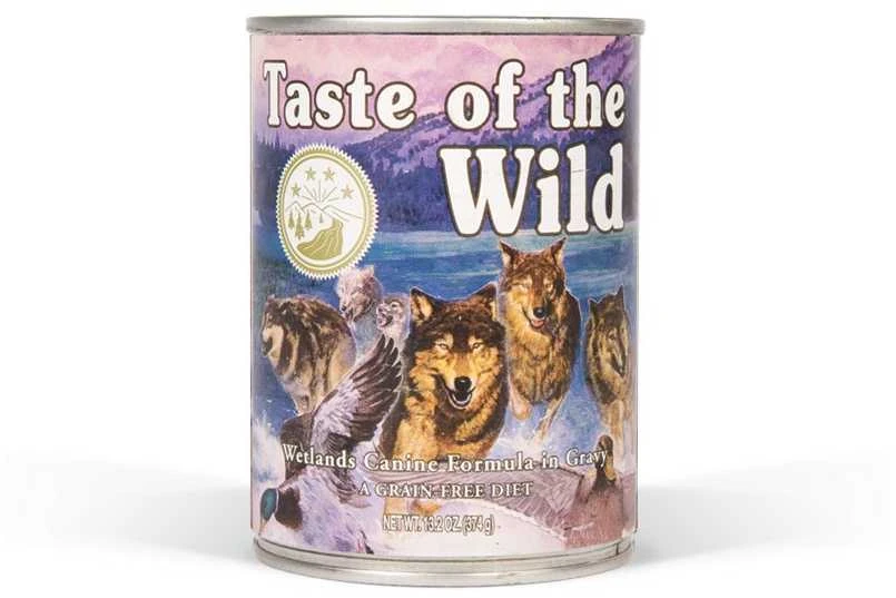Šlapio šunų maistas - Taste of the Wild Wetlands 390 g Antiena ir Vištiena