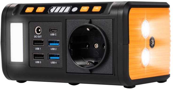 Technaxx įkrovimo stotelė 80W TX-205, juodas