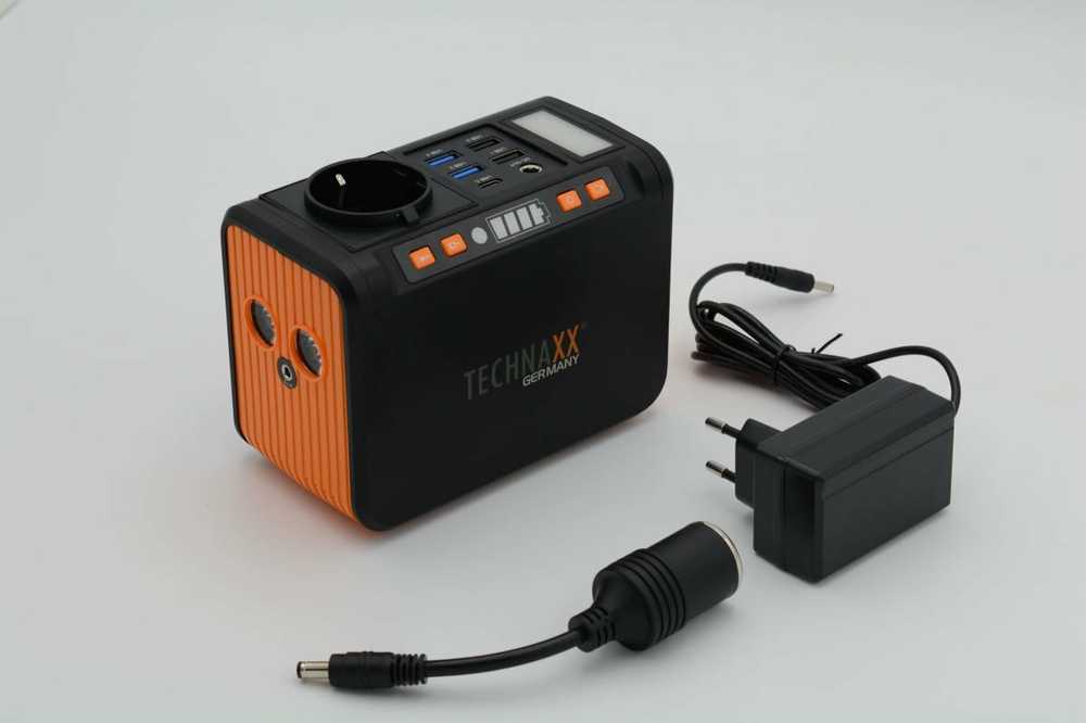 Technaxx įkrovimo stotelė 80W TX-205, juodas