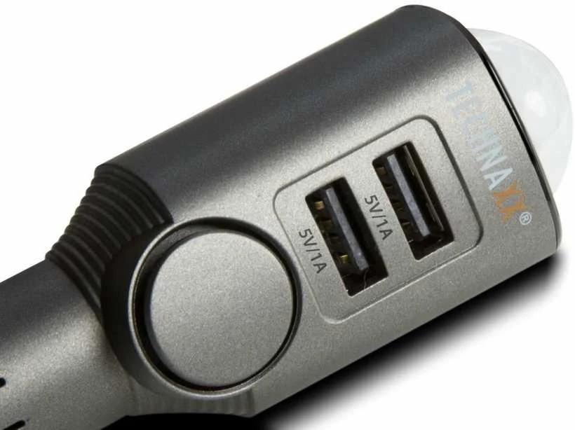 Universali signalizacija, automobilinis USB įkroviklis Technaxx Universal Mobile & Auto Alarm TX-100