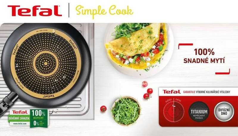 Tefal B5560653 keptuvė Universali keptuvė Apvali