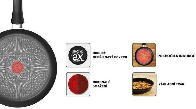 Keptuvė Tefal Force, 28 cm, aliuminis