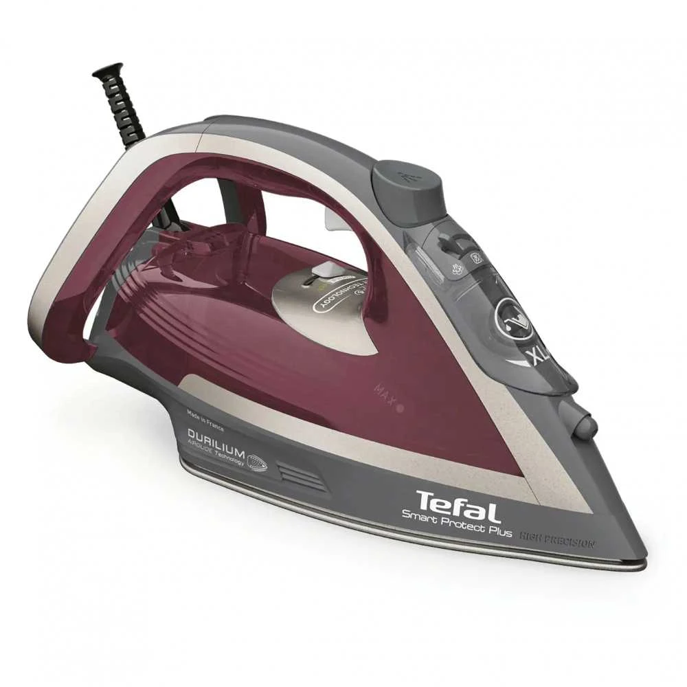 TEFAL | FV6870E0 | Garų lygintuvas | 2800 W | Vanduo tank capacity 270 ml | Continuous steam 40 g/min | Raudona/Pilkas