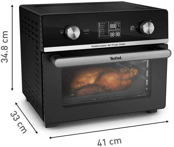 Gruzdintuvė Tefal Easy Fry Air Fryer Oven 20L FW6058 (juodas/sidabrinis)