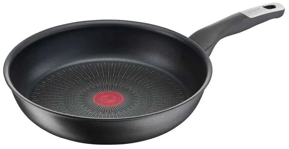 TEFAL | Pan | G2550572 Neribota | Kepimas | Skersmuo 26 cm | Tinka indukcinei kaitlentei | Fiksuota rankena | Juodas - Noir
