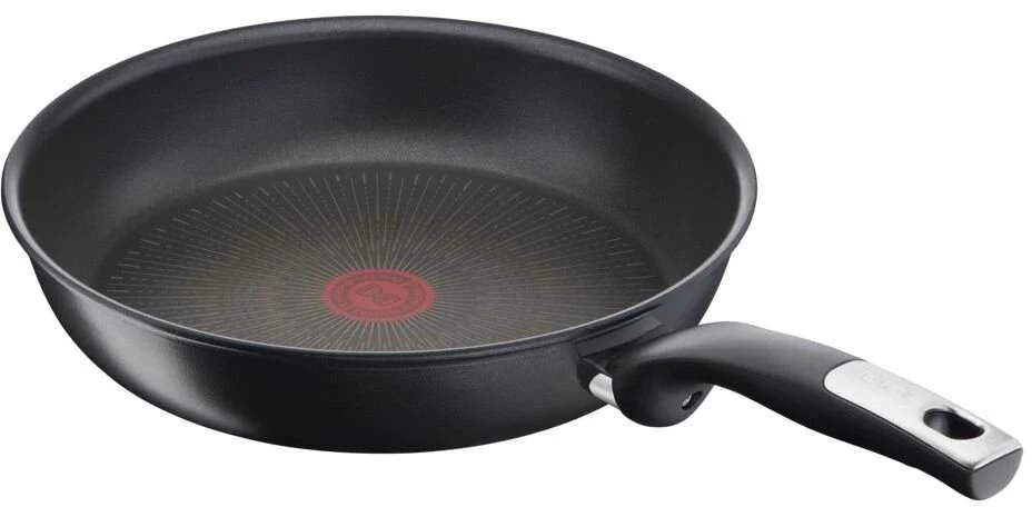 TEFAL | Pan | G2550572 Neribota | Kepimas | Skersmuo 26 cm | Tinka indukcinei kaitlentei | Fiksuota rankena | Juodas - Noir
