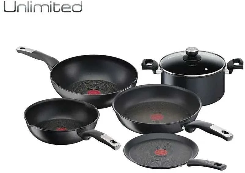 TEFAL | Pan | G2550572 Neribota | Kepimas | Skersmuo 26 cm | Tinka indukcinei kaitlentei | Fiksuota rankena | Juodas - Noir