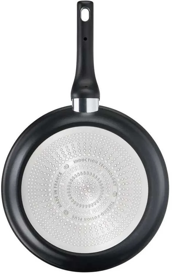TEFAL | Pan | G2550572 Neribota | Kepimas | Skersmuo 26 cm | Tinka indukcinei kaitlentei | Fiksuota rankena | Juodas - Noir