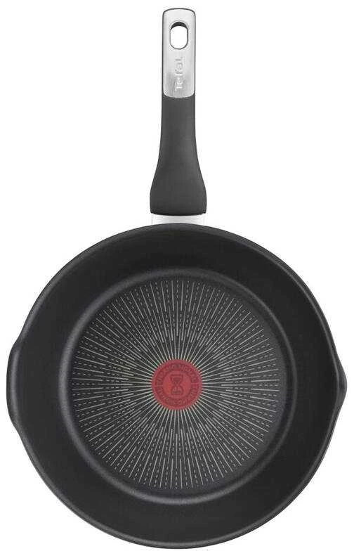 TEFAL Multipan G2557572 Neriboto kepimo keptuvė, 22 cm skersmens, tinka indukcinei kaitlentei, fiksuota rankena, Juodas - Noir