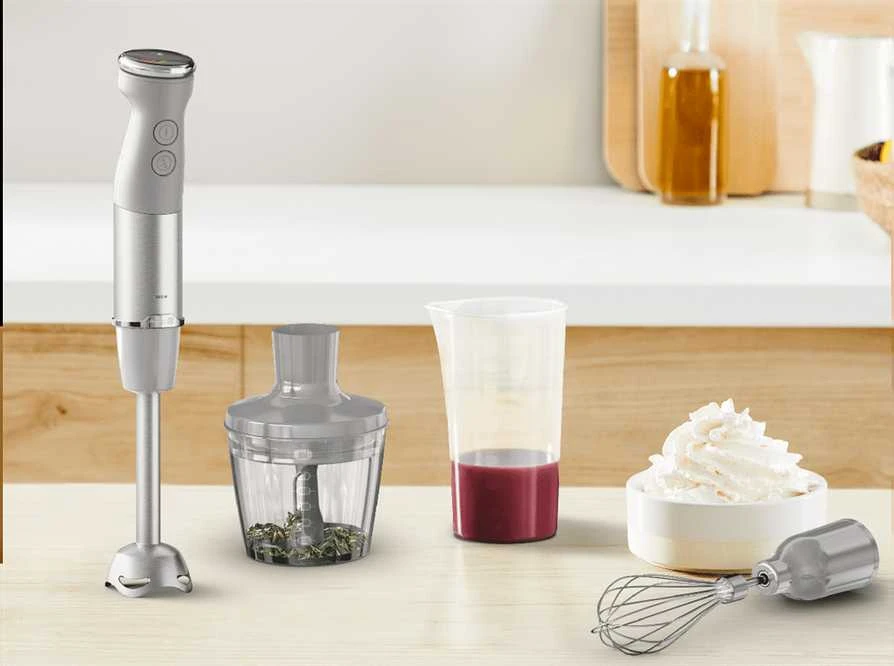 Tefal Quickchef+ HB673B30 plakiklis Immersion plakiklis 1000 W Pilkas, Nerūdijantis plienas