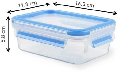 TEFAL MASTERSEAL stačiakampė talpa 0,55l