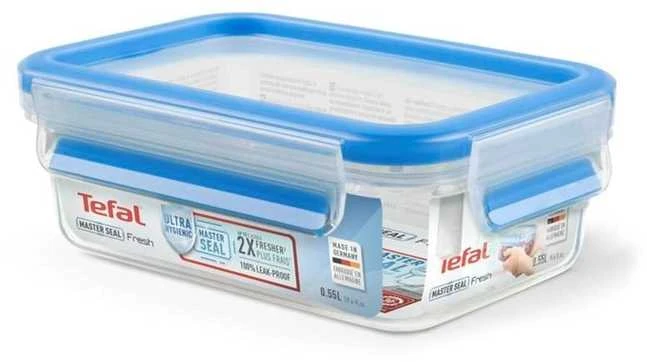 TEFAL MASTERSEAL stačiakampė talpa 0,55l