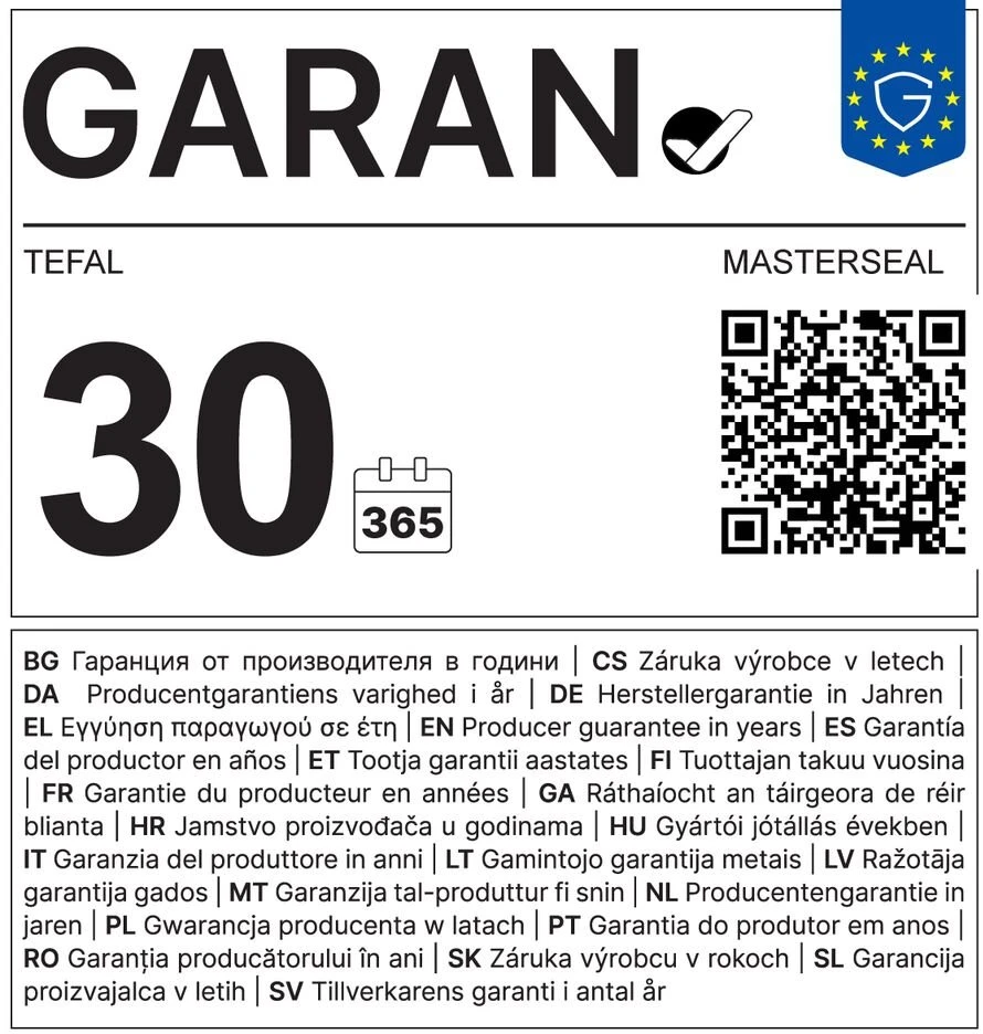 TEFAL MASTERSEAL stačiakampė talpa 0,80l K3021812