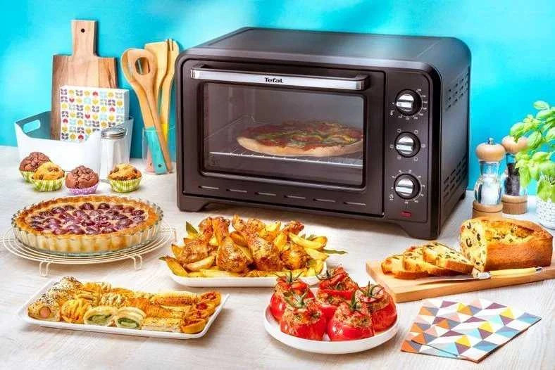 Mikrobangų krosnelė TEFAL | Mini Oven | OF444834 | 19 L | 1380 W | Juodas
