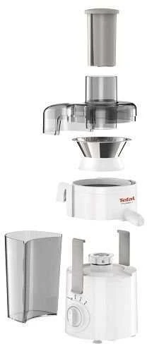 Sulčiaspaudė Juicer Tefal Frutelia Plus ZE370138 (350W, baltos spalvos)