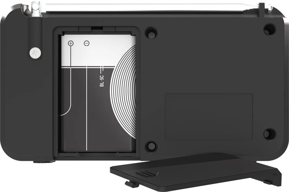 Telestar TOP100 portable DAB+/FM radio, Bluetooth, batteri 1050 mAh, Juodas