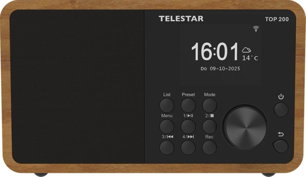 „Telestar“ radijas TELESTAR TOP 200 medinis daugiafunkcis radijas stacionarus radijas