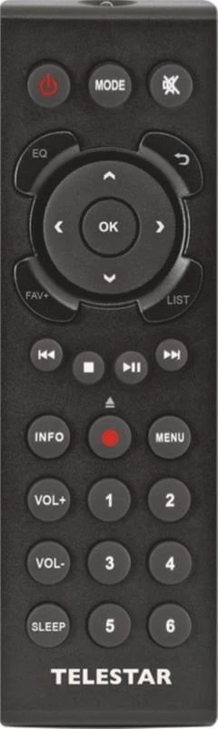 „Telestar TOP250“ stereofoninis interneto / DAB+ / FM radijas, „Bluetooth“, USB įrašymas, „Wi-Fi“, CZ OSD meniu, mediena