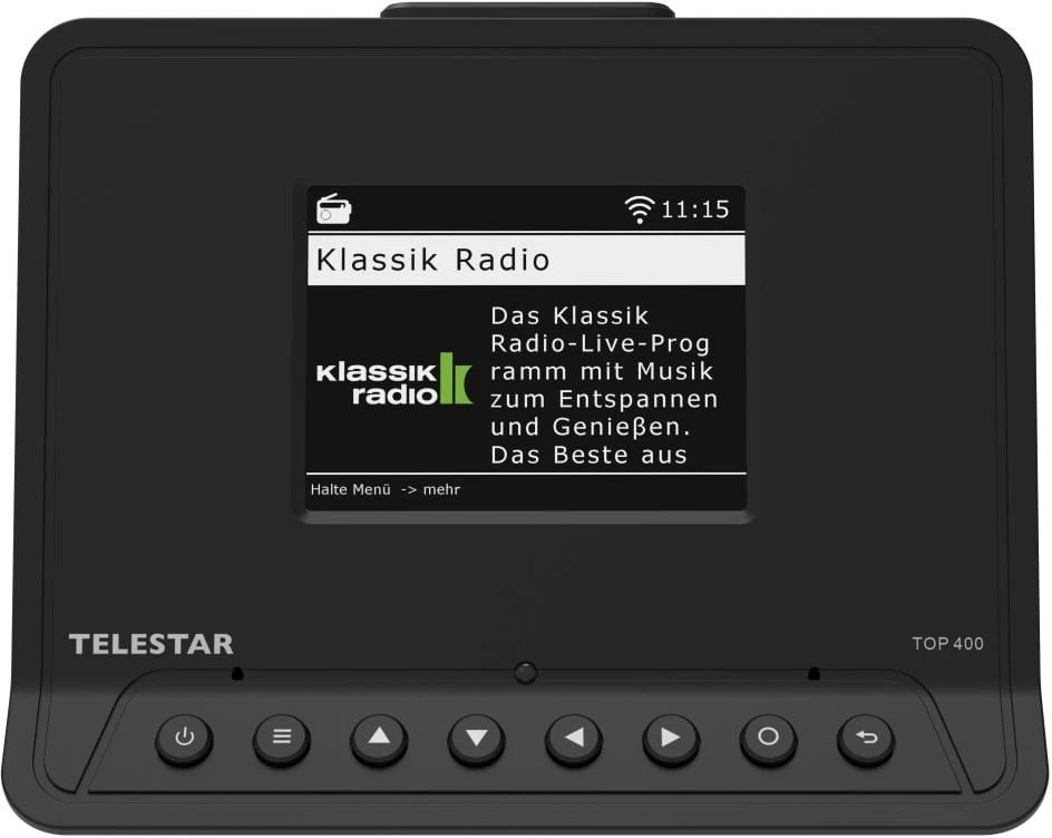 Telestar TOP400 Hi-Fi Adapteris for DAB+/FM/Internet Radio, Bluetooth, USB, Optical Out, Juodas