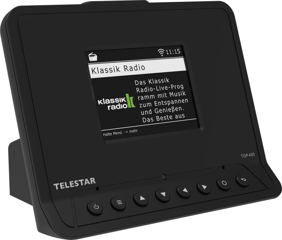 Telestar TOP400 Hi-Fi Adapteris for DAB+/FM/Internet Radio, Bluetooth, USB, Optical Out, Juodas