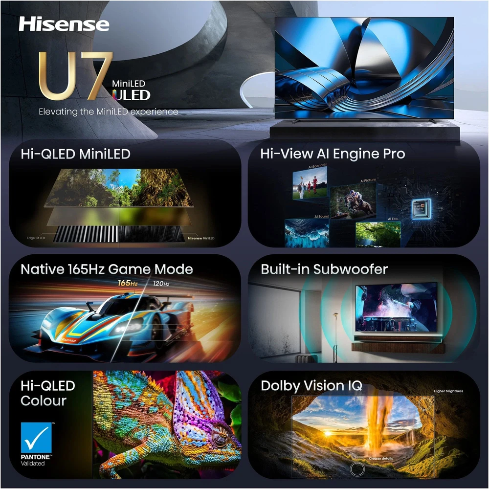 Televizorius TV Hisense 100"