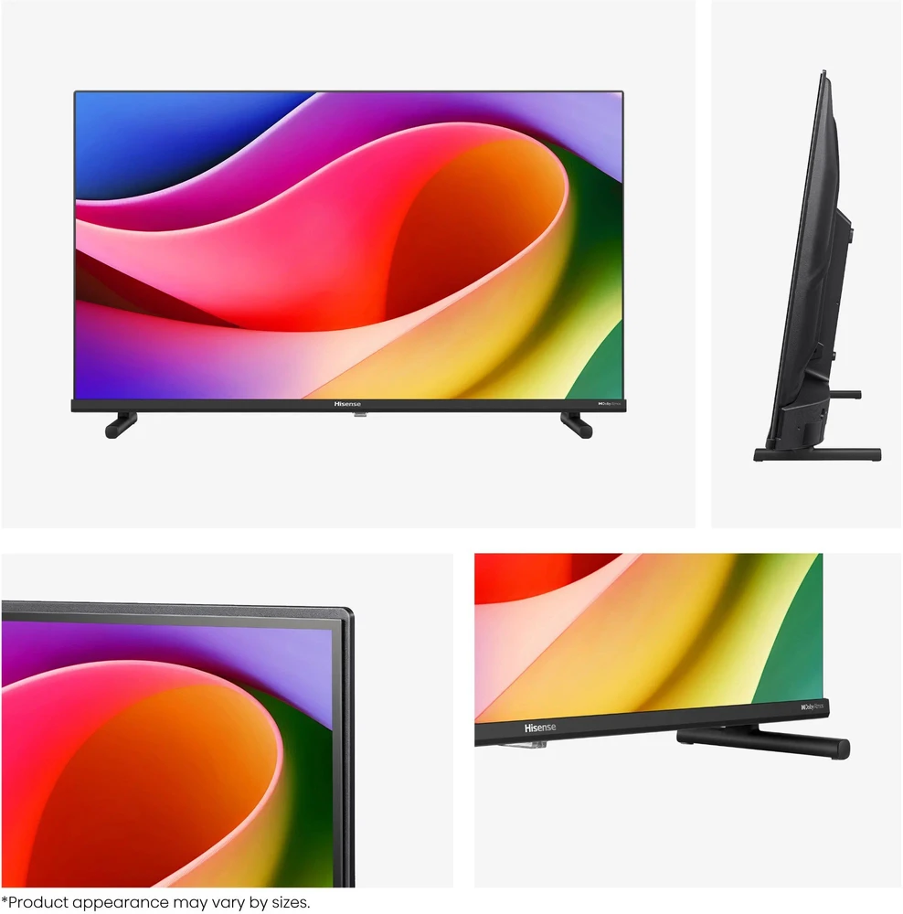 „HISENSE 32A5Q“ 32 colių QLED „FullHD“ vaizdo kokybės televizorius su „OS“ 60 Hz „Dolby Atmos“ vaizdo kokybe.