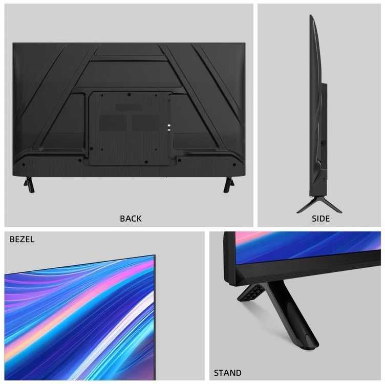 CHiQ L40FT televizorius, 40 colių įstrižainės, FHD, išmanusis, „Google TV“, dbx-TV, „Dolby Audio“, berėmis
