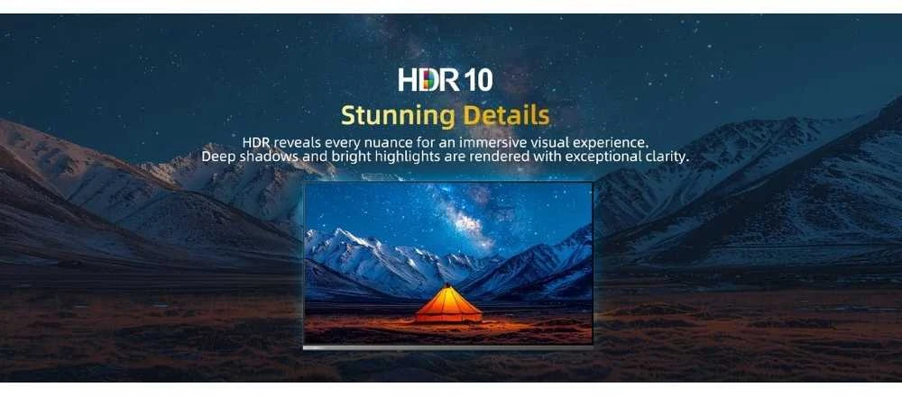 CHiQ U43QST televizorius, 43 colių, UHD, QLED, itin plonas, „Google TV“, DLG 120 Hz, „Dolby Audio“, berėmės, metalinio paviršiaus