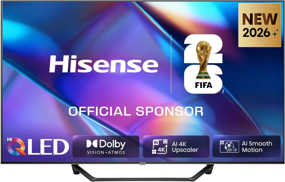 Televizorius Hisense 43A7S 43" QLED 4K VidaaOS 60Hz Dolby Vision IQ 2026