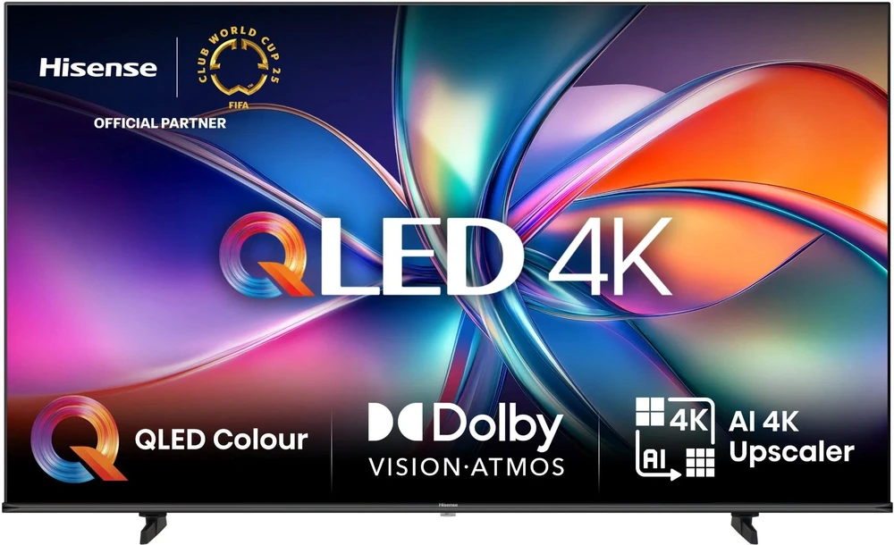Televizorius Hisense UHD QLED Smart TV | 43E7Q | 43" | Smart TV | VIDAA OS | UHD | Juodas