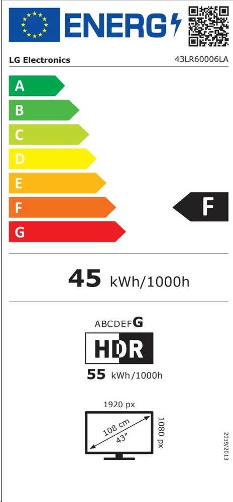 Televizorius LG TV LED FHD (43LR60006LA) (43LR60006LA)