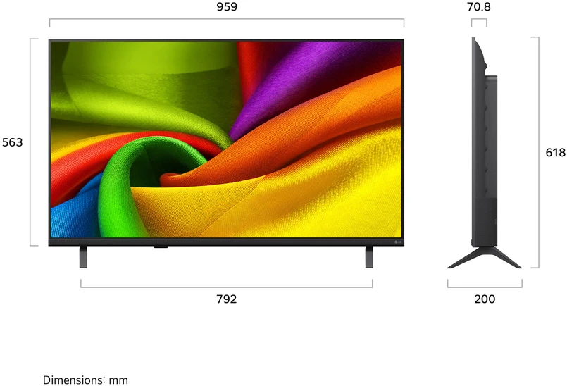 Televizorius 43" LG 43NU850B6LA (2026)