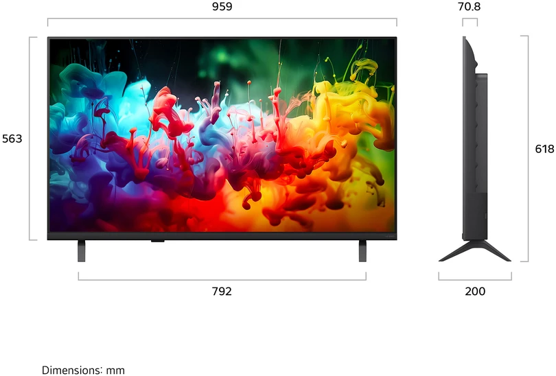 Televizorius 43" LG 43QNED70B6C (2026)