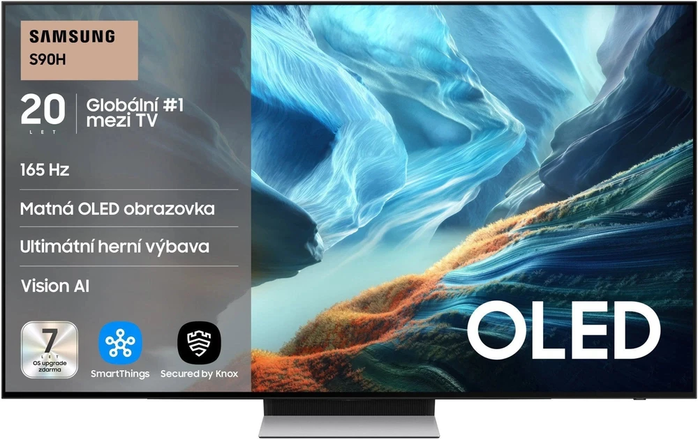Televizorius Samsung QE48S90HAEXXH 2026m. modelis (40 EUR nuolaidos kodas)