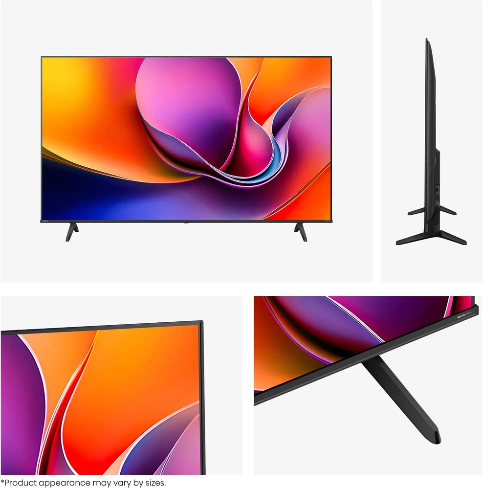 Televizorius Hisense UHD Smart TV | 50A6Q | 50" | Smart TV | VIDAA OS | UHD | Juodas
