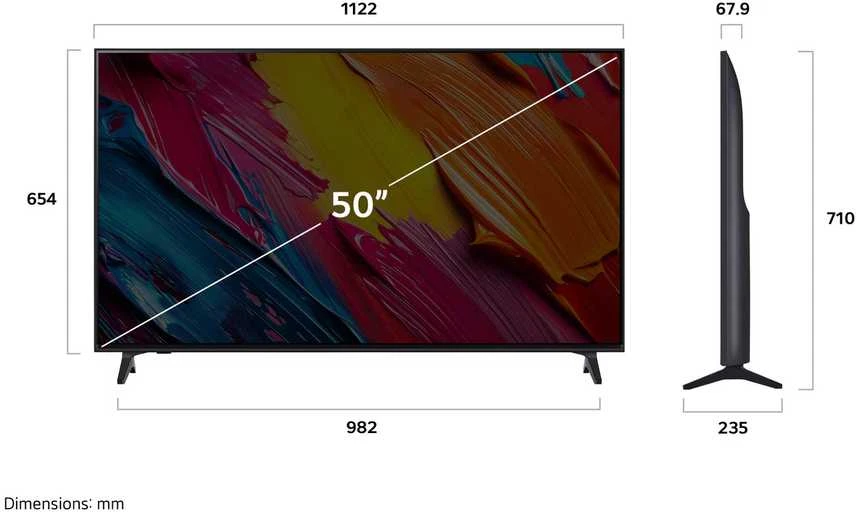 Televizorius LG 50QNED70A6A.AEU